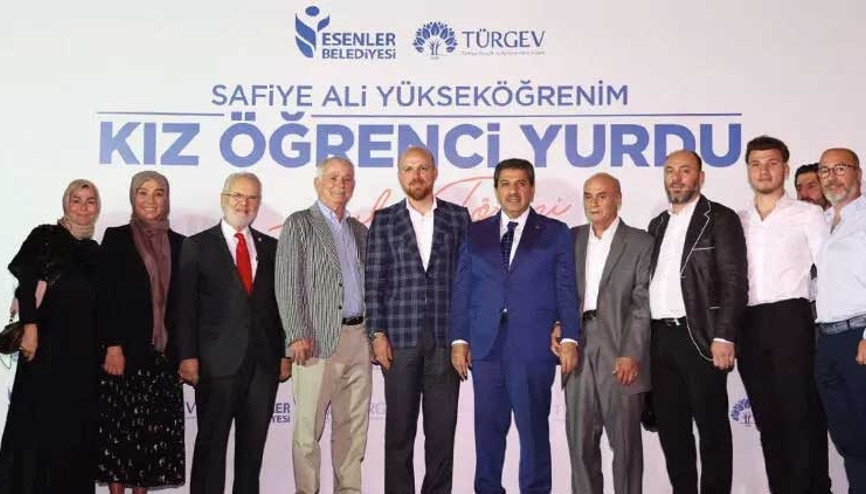 Esenler’de Bilal Erdoğan’ın katılımıyla kız öğrenci yurdu açıldı