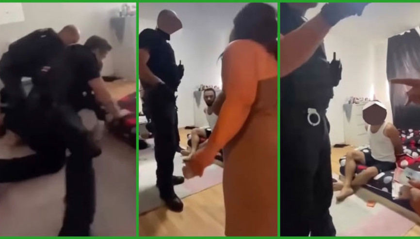 Polisin yabancı düşmanı konuşmaları kameraya takıldı Polisin yabancı düşmanı konuşmaları kameraya takıldı