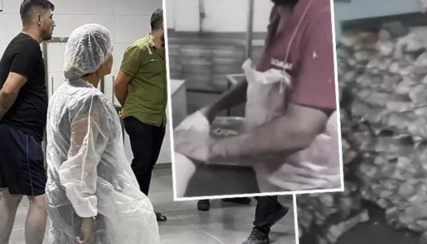 Kokoreç imalathanesinde tepki çeken görüntüler İnceleme başlatıldı