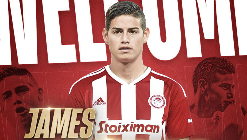 James Rodriguez resmen Olympiakosta
