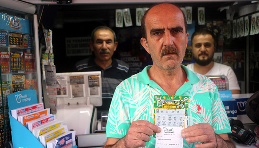 Son 30 lirasıyla aldığı Kazı-Kazan kuponuna 2 milyon liralık ikramiye çıktı