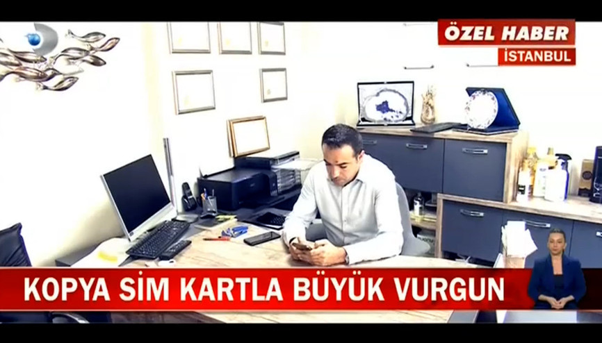 Kopya sim kartla büyük vurgun