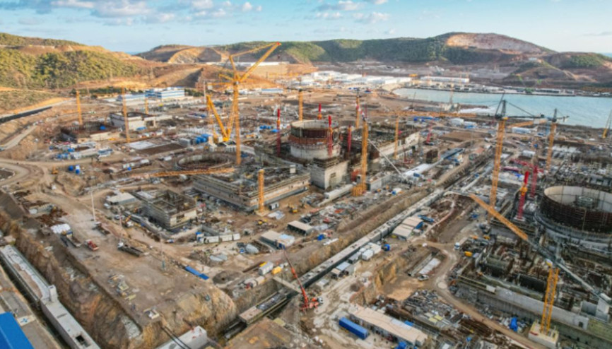 Akkuyu NGSnin 2nci ünitesinde reaktör şaftının kaplaması tamamlandı