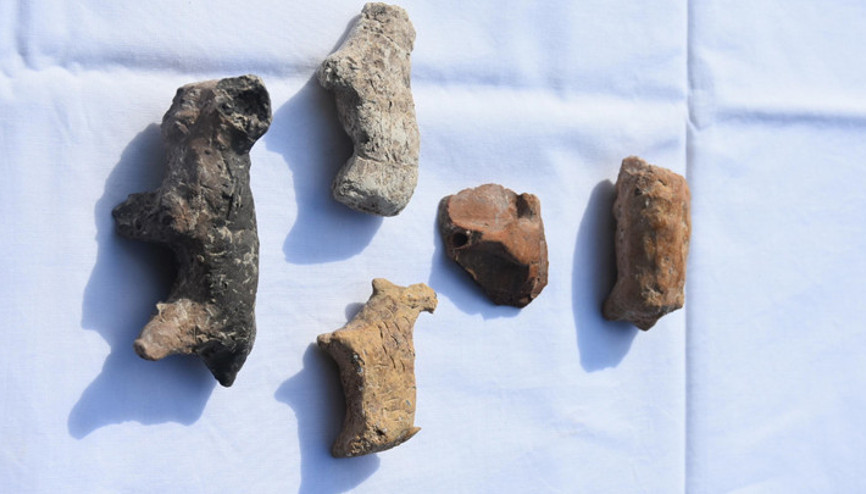 Ulucak Höyüğünde 8 bin 500 yıllık heykelcikler bulundu