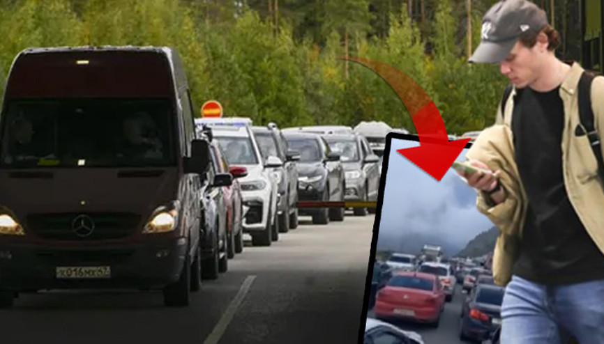 Ruslar akın akın kaçıyor... Sınır kapılarında araç kuyrukları, Rusya alarma geçti