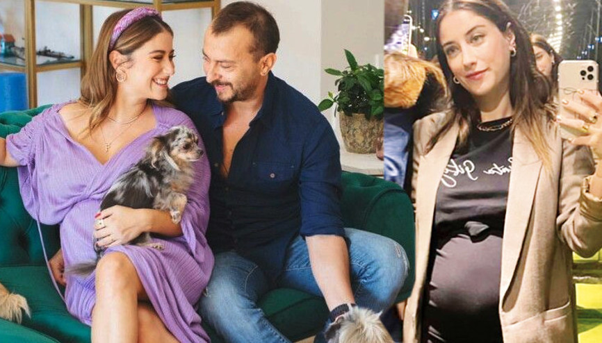 Hazal Kaya anne olmak için gün sayıyor: Bebek göründü