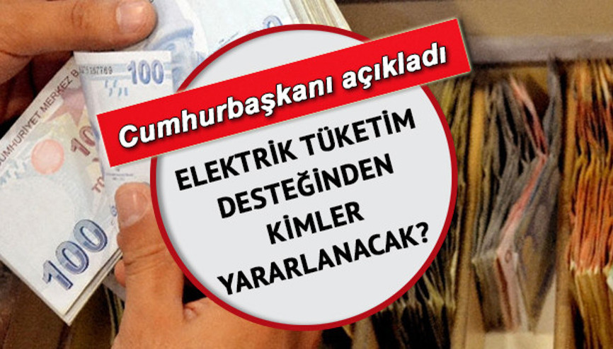 Elektrik Tüketim Desteği yardım başvuru şartları değişti... Cumhurbaşkanı Erdoğan açıkladı Elektrik desteğinden kimler yararlanabilir