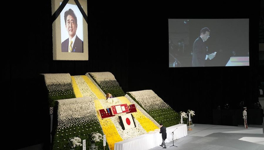 Tüm dünyanın gözü Shinzo Abenin cenazesi için Japonyada