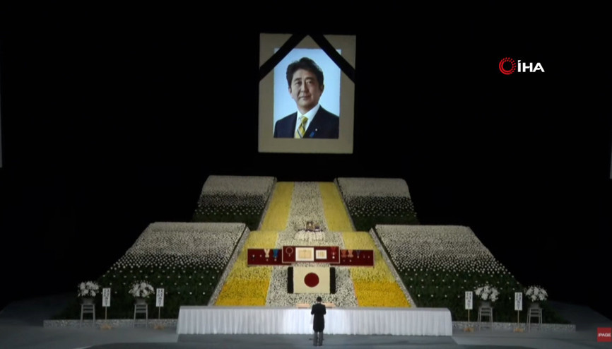 Eski Japonya Başbakanı Abe için devlet cenaze töreni düzenlendi