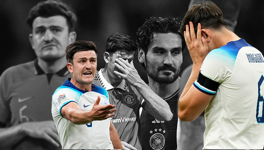 Hataların adamı Harry Maguire İngiltere - Almanya maçına da damga vurdu Tarihin en pahalı stoperi...