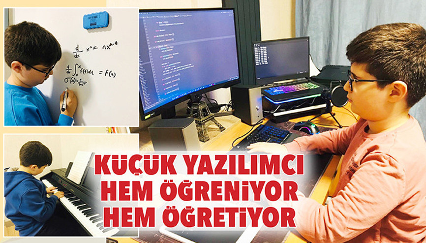 Küçük yazılımcı hem öğreniyor hem öğretiyor