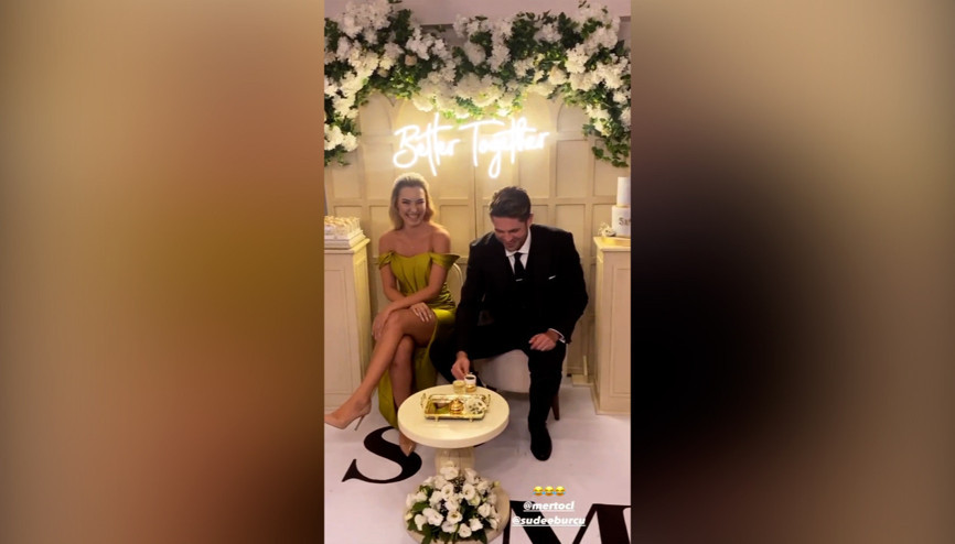 Mert Öcal ile Sude Burcu evlilik yolunda ilk adımı attı