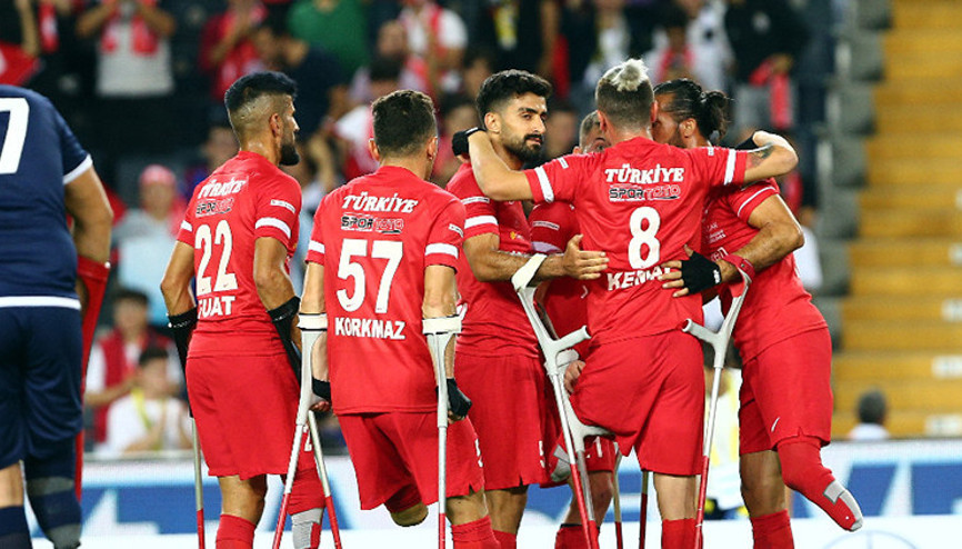 Ampute Futbol Milli Takımıdan görkemli başlangıç