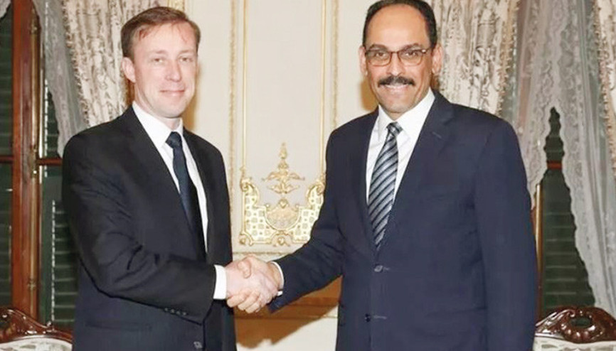 Kalın Sullivan’la görüştü