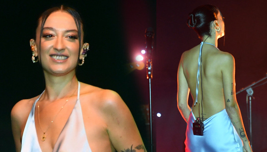 Melike Şahin’in nazar önlemi