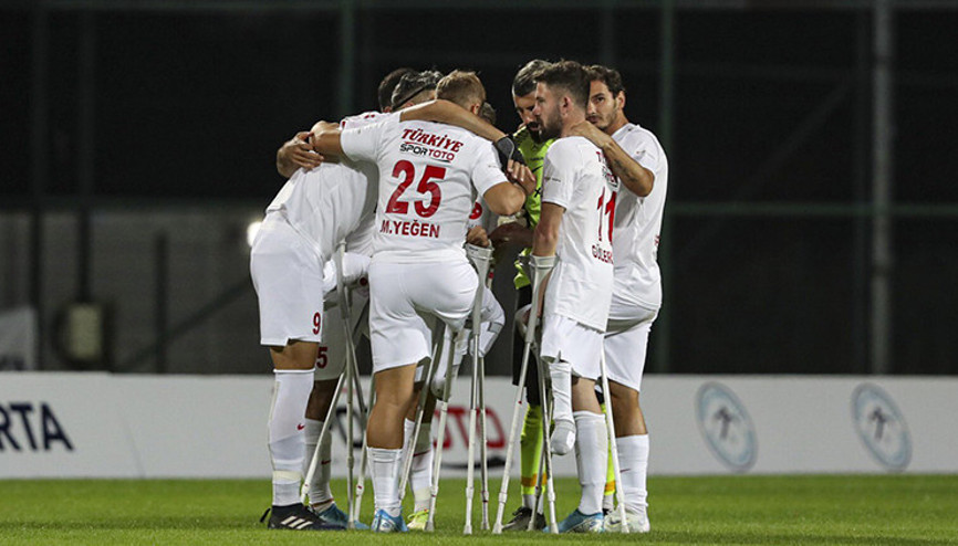 Ampute Futbol Milli Takımının son 16 turundaki rakibi belli oldu