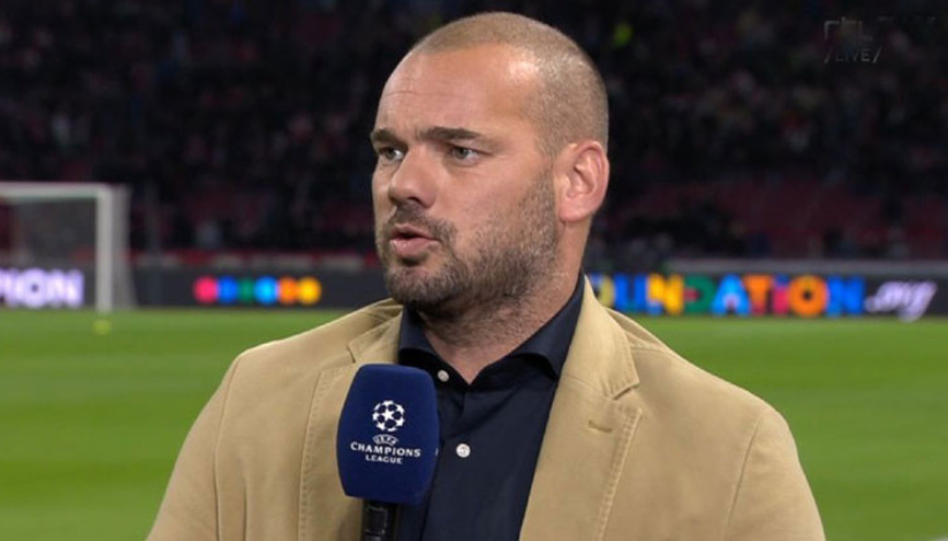 Wesley Sneijder canlı yayında patladı Ajax - Napoli maçı sonrası...