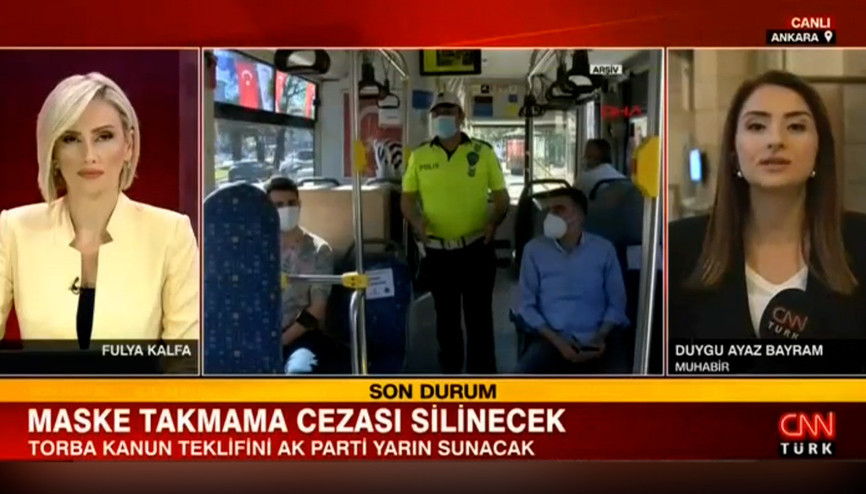 Torba kanun yarın TBMMye sunuluyor: Maske takmama cezası silinecek