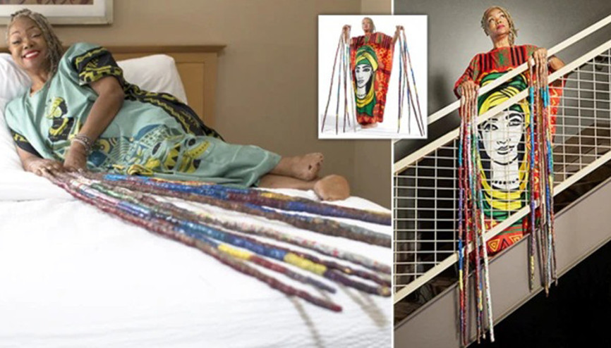 Gören bir daha bakıyor… 25 yıldır tırnaklarını kesmeyen kadın rekorlar kitabına girdi