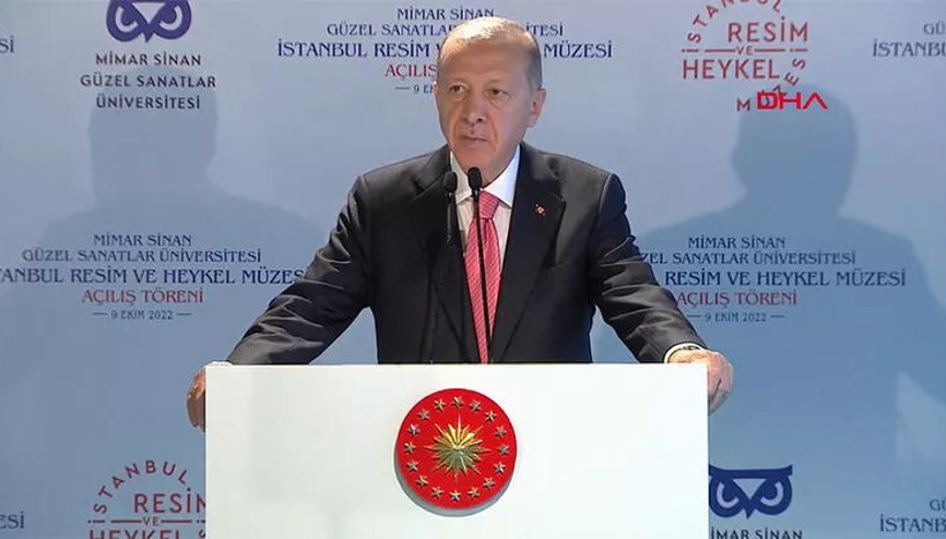 Resim ve Heykel Müzesi açıldı... Cumhurbaşkanı Erdoğandan önemli açıklamalar