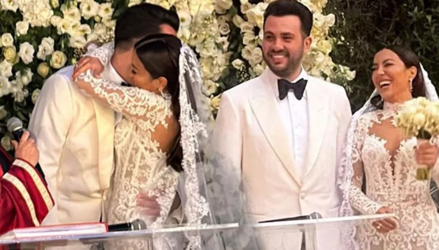 Sibel Can ve Hakan Uralın oğulları Engincan Ural sevgilisi Merve Kaya ile evlendi