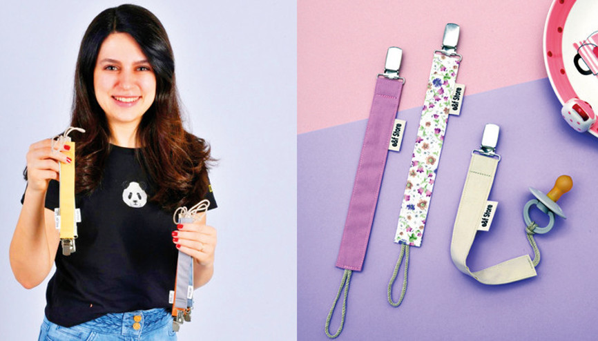 Emzik askısıyla markasını kurdu