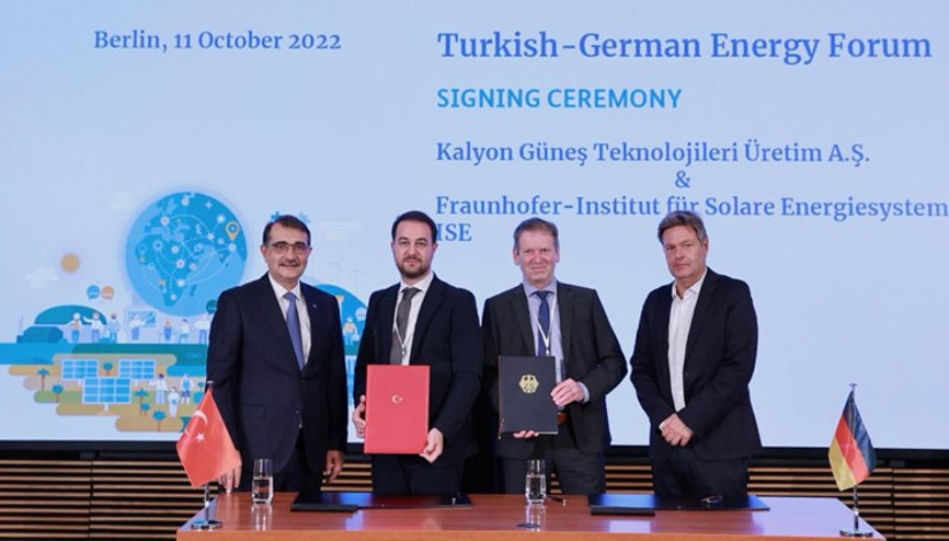 Kalyon Enerji ile Fraunhofer Enstitüsü güneş enerjisi teknolojileri için iş birliği yaptı
