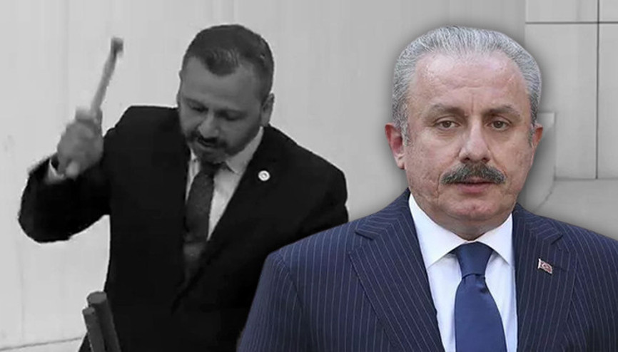 Mecliste çekiçli eyleme ceza gelecek mi TBMM Başkanı Şentop: Kürsüler şov yeri değil Mecliste çekiçli eyleme ceza gelecek mi TBMM Başkanı Şentop: Kürsüler şov yeri değil