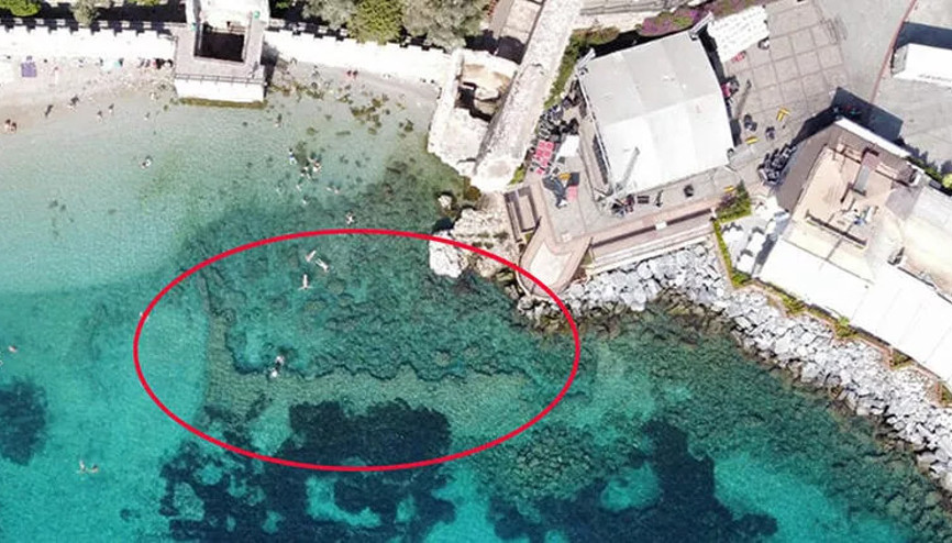 Alanya Kalesinde büyük keşif: Dalgalar oraya çıkardı