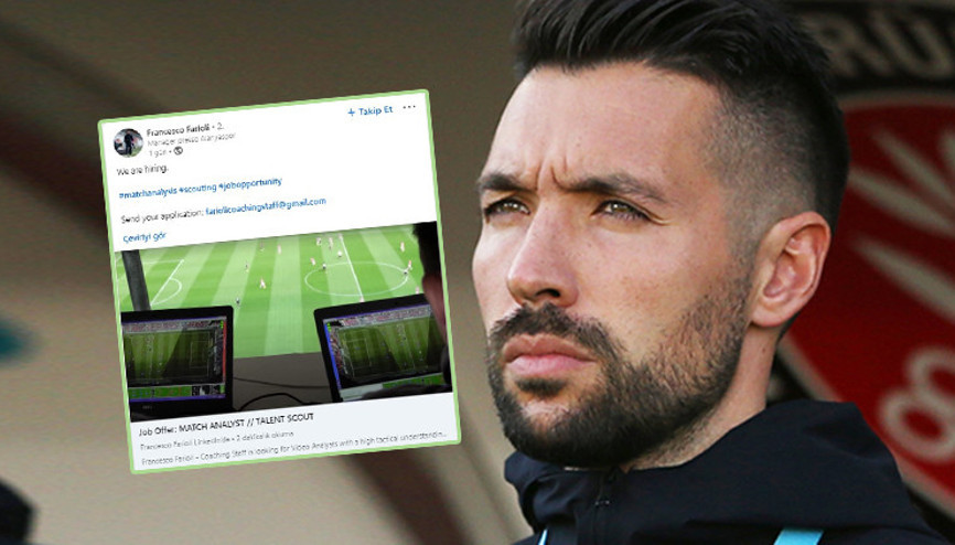 Alanyaspor Teknik Direktörü Francesco Farioli, internetten scout ilanı verdi