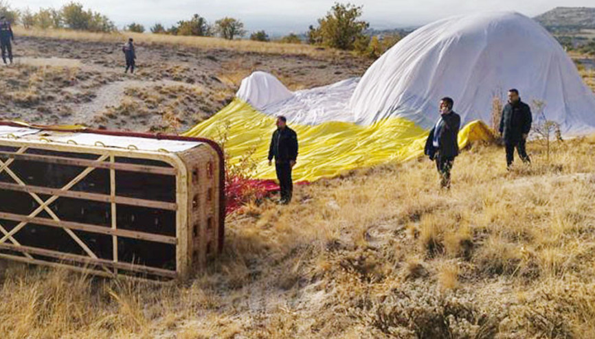 Balon faciası: 2 turist hayatını kaybetti