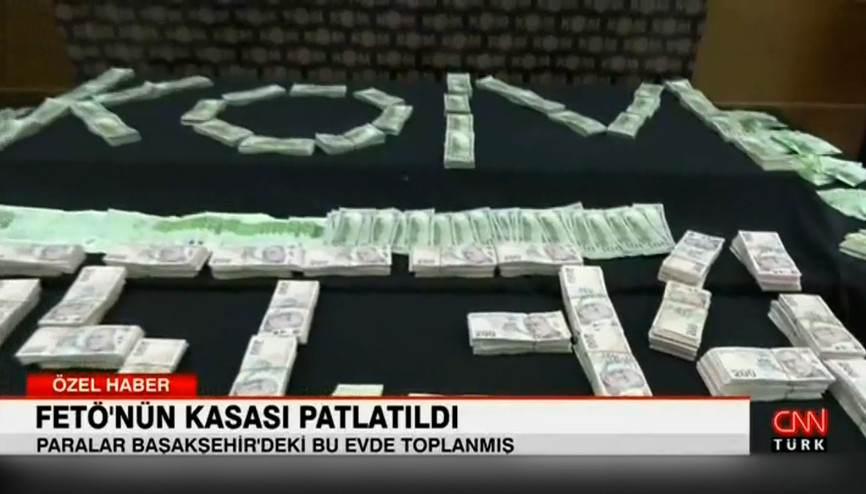 FETÖnün kasası patlatıldı Boya kutularında milyonlar bulundu