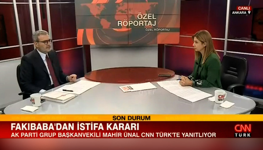 Mahir Ünal CNN TÜRK’te konuştu... Fakıbabanın istifasıyla ilgili AK Partiden ilk yorum Mahir Ünal CNN TÜRK’te konuştu... Fakıbabanın istifasıyla ilgili AK Partiden ilk yorum