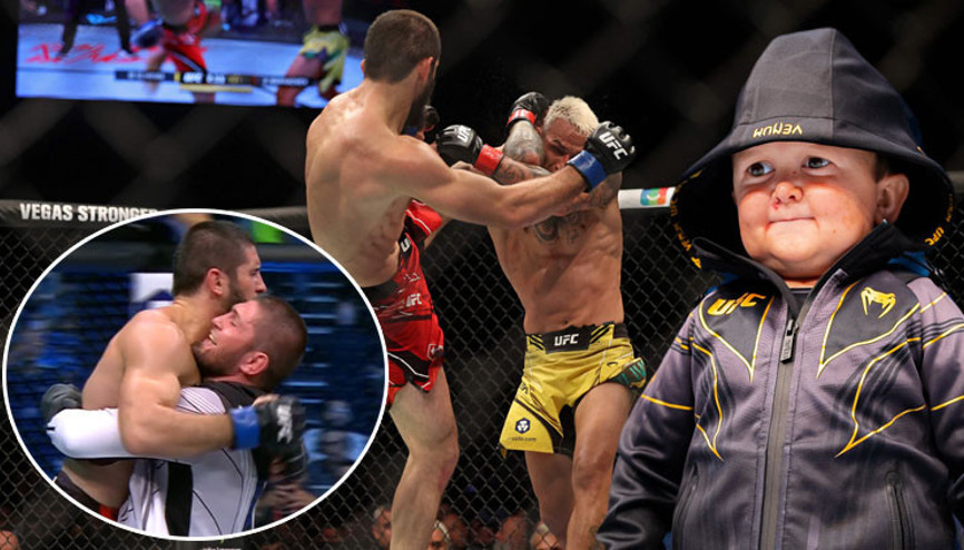UFCde Charles Oliveirayı yenen Islam Makhachev kemerin yeni sahibi oldu Khabib Nurmagomedovun halefi... Hasbullaya büyük ilgi...