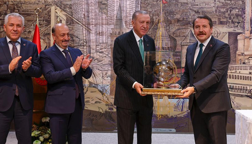 Cumhurbaşkanı Erdoğan, ILC heyetini kabul etti