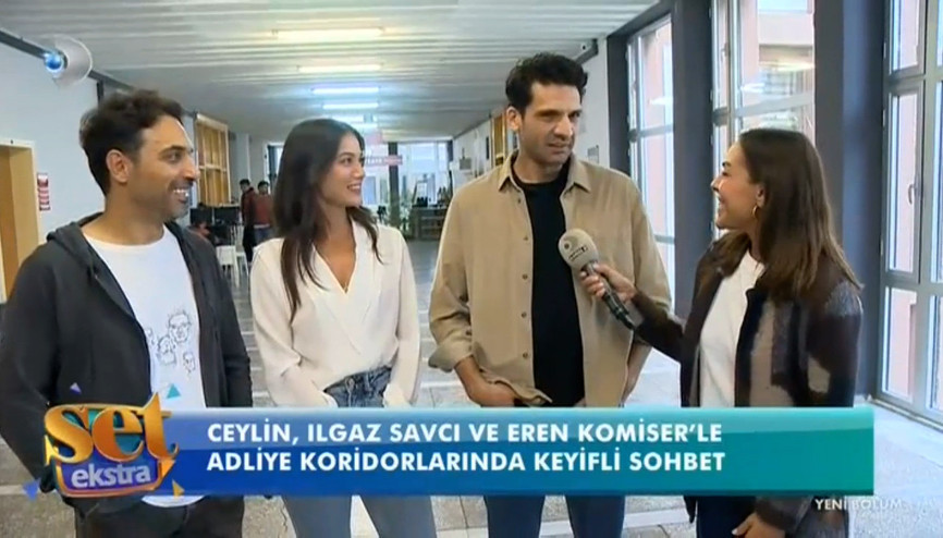 Set Ekstra, Yargı dizisinin setinde