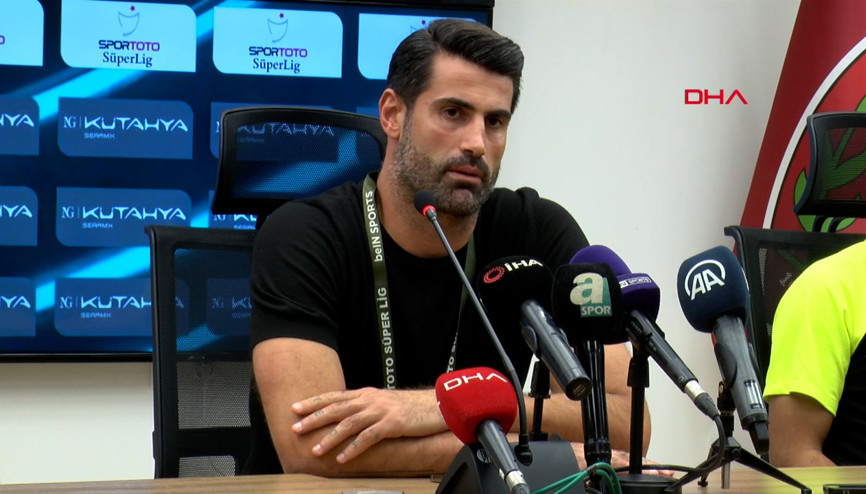 Atakaş Hatayspor Teknik Direktörü Volkan Demirel, Beşiktaş maçının ardından konuştu