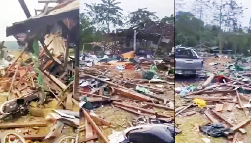 Myanmar’da cunta konser alanını bombaladı: 80 ölü