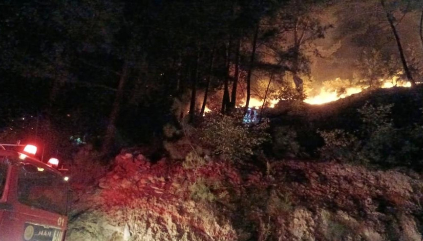 Osmaniyedeki orman yangını 4. gününde kontrol altına alındı