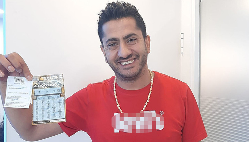 50 liralık Kazı Kazandan 4 milyon lira kazandı