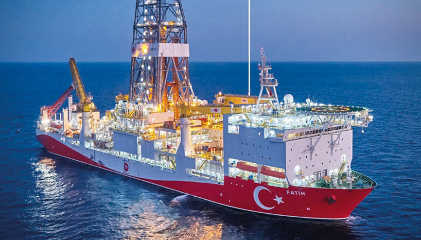 Fatih sondaj gemisi  Çaycuma-1 kuyusunda