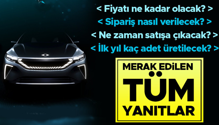 Toggun fiyatı ne kadar olacak sorusuna Erdoğan noktayı koydu... Ne zaman yollarda olacak İşte ön sipariş ve batarya detayları