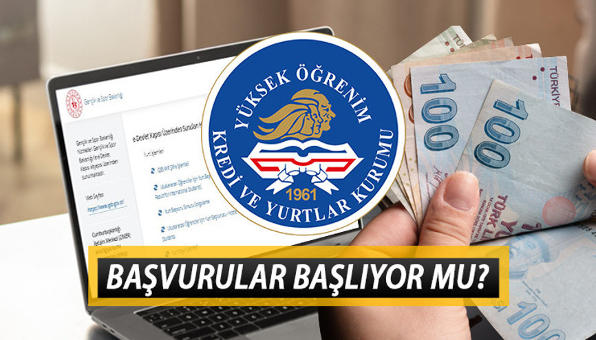KYK BAŞVURU EKRANI AÇILDI MI 2022-2023 GSB burs ve öğrenim kredisi başvuruları ne zaman