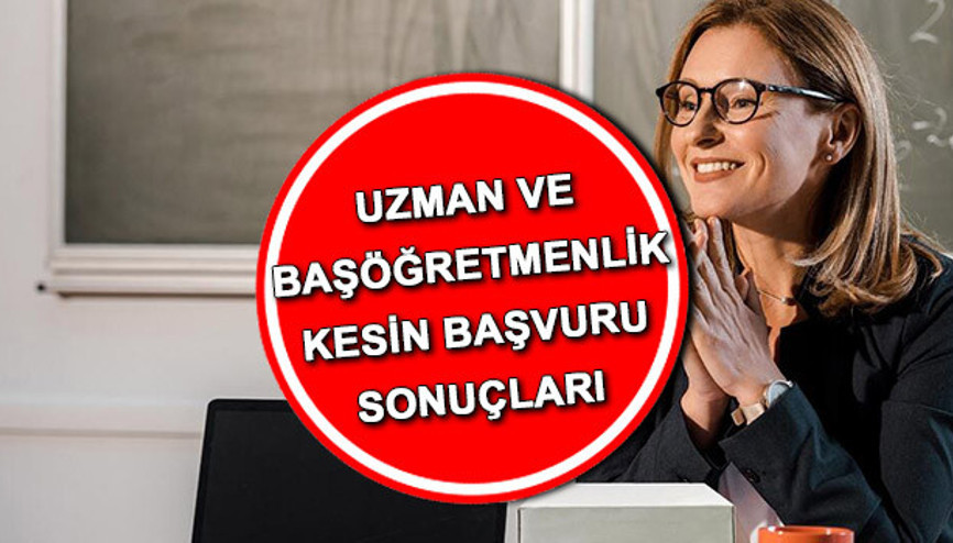 Uzman ve başöğretmenlik başvuru sonuçları açıklandı İşte MEBBİS ve e-Devlet yazılı sınav başvuru sonucu sorgulama ekranı