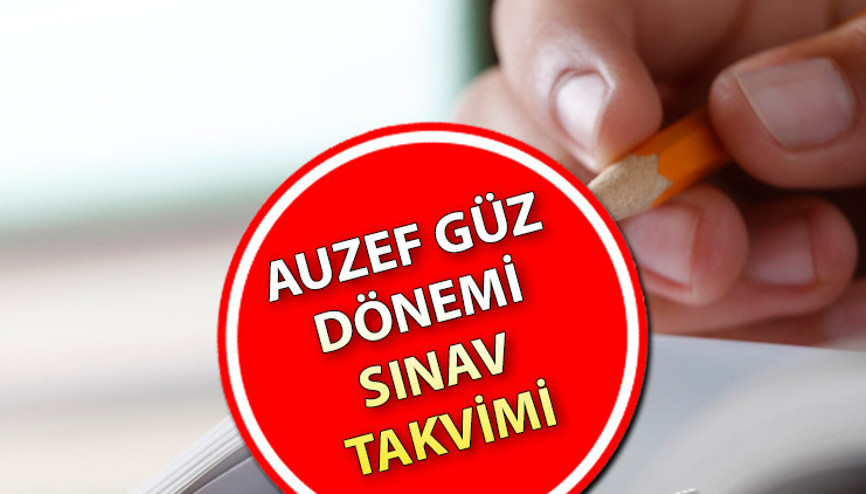 AUZEF GÜZ DÖNEMİ SINAV TARİHLERİ: AUZEF ara sınavları (vize) ne zaman, online mı yapılacak Sınav giriş belgeleri... AUZEF GÜZ DÖNEMİ SINAV TARİHLERİ: AUZEF ara sınavları (vize) ne zaman, online mı yapılacak Sınav giriş belgeleri...