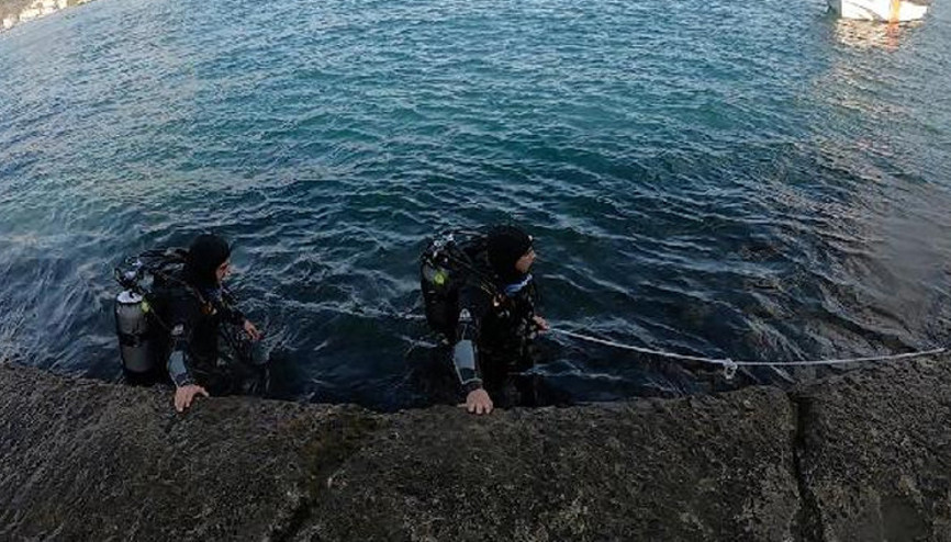 Marmara Denizinde 1 ton midye ele geçirildi