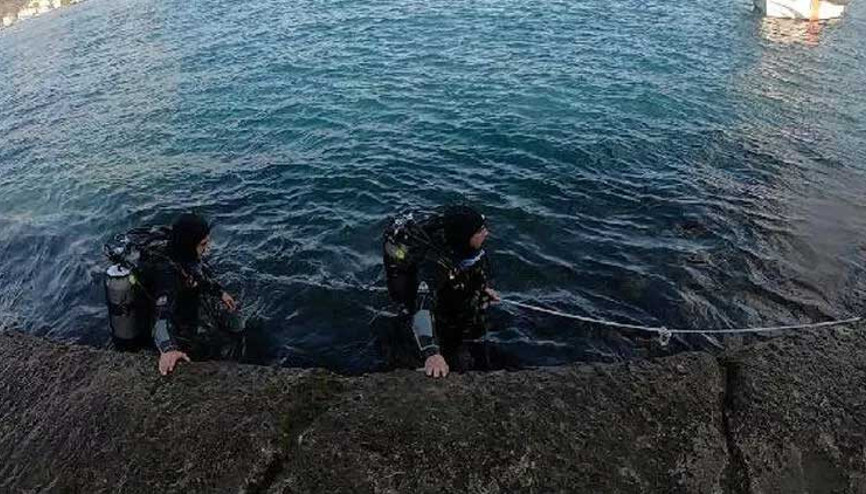 Marmara Denizinde 1 ton midye ele geçirildi
