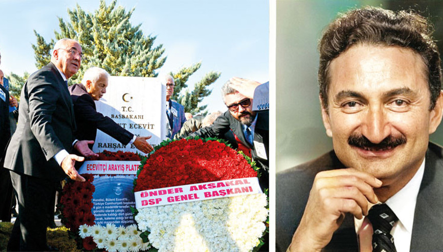 Ecevit anmasında çelenk krizi