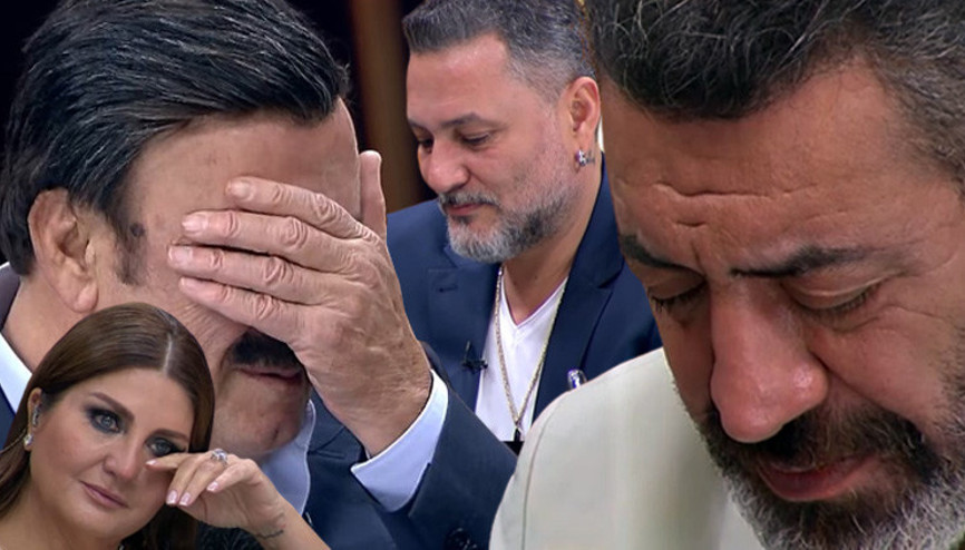 Şarkılar Bizi Söylerde duygusal anlar... Hem ağlayıp hem de söyledi