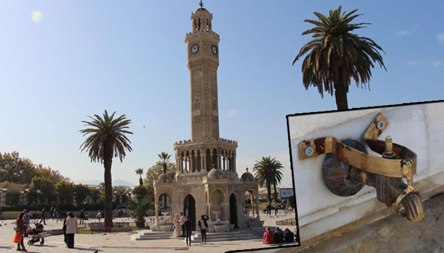 İzmirde tarihi Saat Kulesine hırsızlar dadandı 48 saatte bir çalınıyor İzmirde tarihi Saat Kulesine hırsızlar dadandı 48 saatte bir çalınıyor